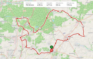 Sortie Club :n°2 : 69-78 km