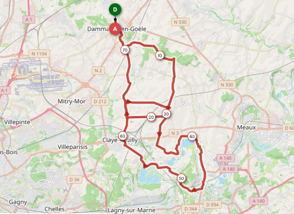 Sortie Club - N° 8 : 74 km